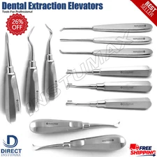INSTUMAX Dental Elevators Tooth Extraction Luxating Root Tip Implant Surgical CE