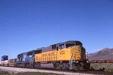 Original Train Slide  Union Pacific #6332 6/1997 Elko Nevada  #3
