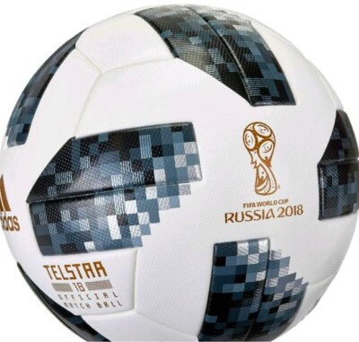 Adidas Telstar Soccer Ball FIFA Worldcup 2018 Black Football | eBay