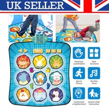 Dance Mats Foot Print Dancing Step Game Pad Non-Slip Dance Mats Battery Powered