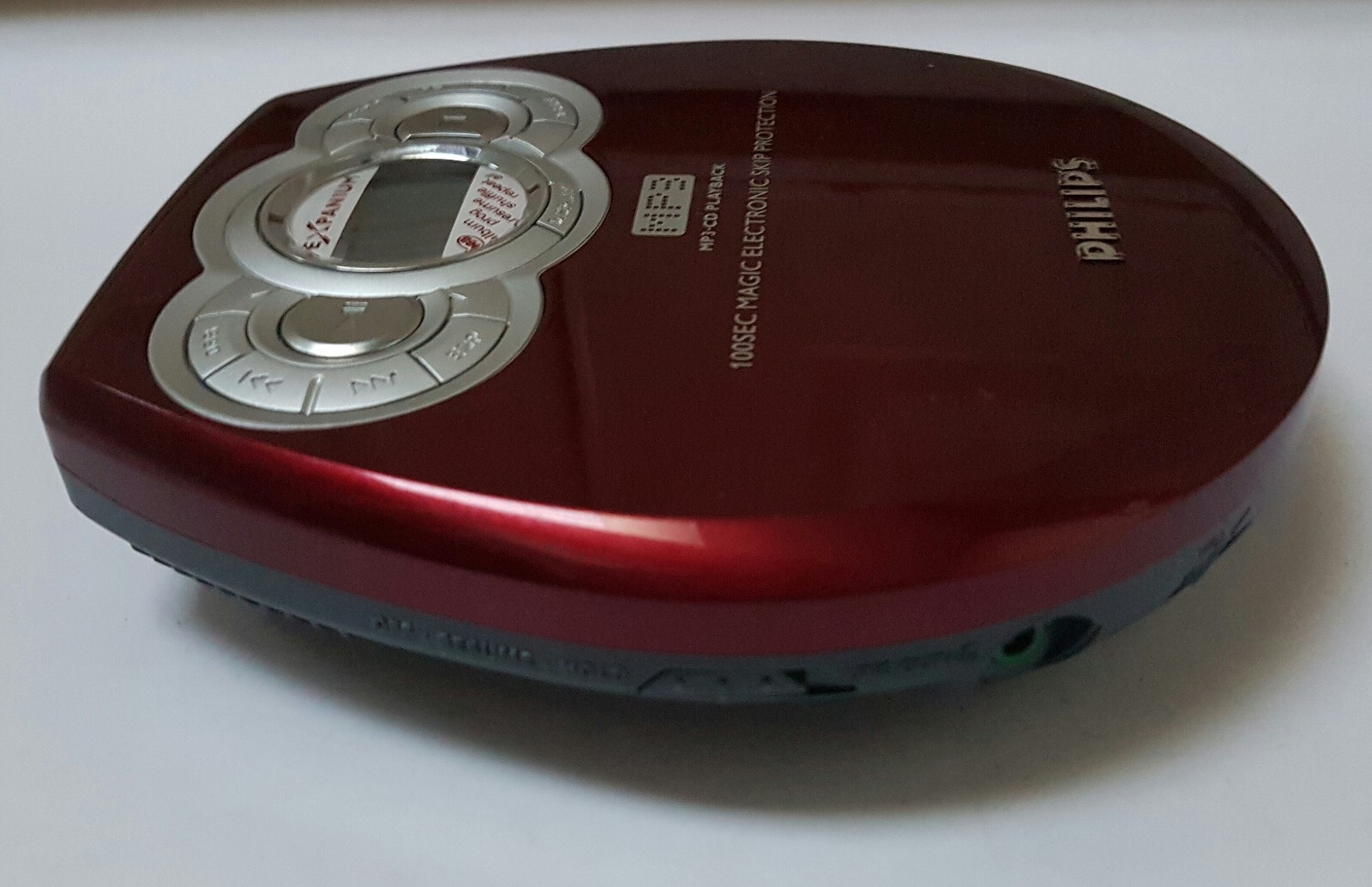 Philips Expanium EXP325/17 Portable MP3 CD Playback Player Red Tested