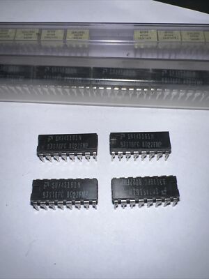 AMD SN74S161N 16-Pin Dip Binary Integrated Circuit  New Lot of 4