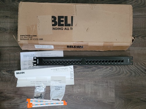 BELDEN AX103260 CAT5E KeyConnect Patch Panel 24-port. READ - Bild 8 von 8