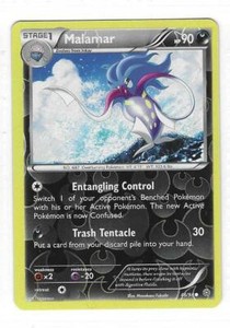 Pokemon --- MALAMAR --- XY Ancient Origins! REVERSE HOLO! NM/Mint! 46/98