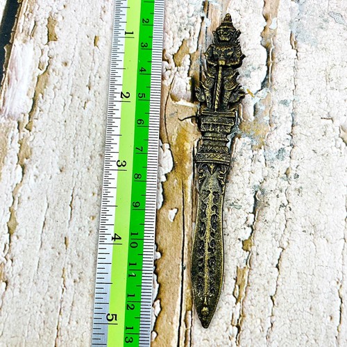 Magic Meedmor Protection Immortal Double Wesuwan Pong Be2545 Thai Amulet #17356 - Picture 8 of 10