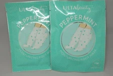 ULTA Beauty Lot of 2 Peppermint Moisturizing Foot Mask  New