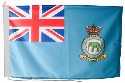 RAF Nr. 27 Squadron Flagge mit Seil & Kippgerät - MOD LIZENZIERT
