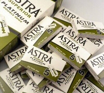 100 Pcs X Astra Superior Platinum Double Edge Safety Razor Blades