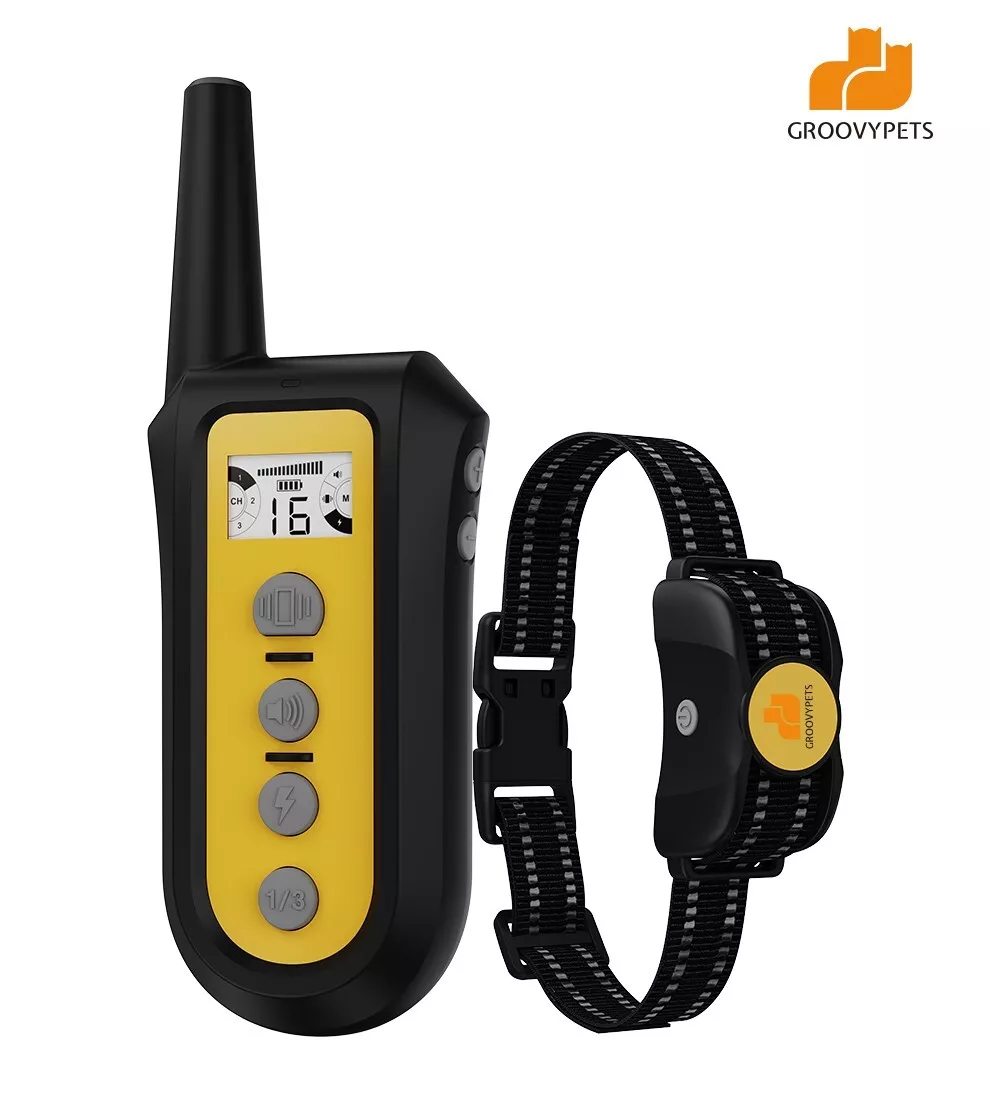 650 YD Remote Dog Training Shock Collar Auto Anti Bark Collar for All Dog Size