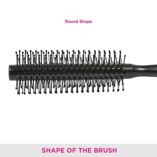 VEGA Round hair Brush For Men & Women, Color May Vary Flexible Nylon bristles - Picture 6 of 9