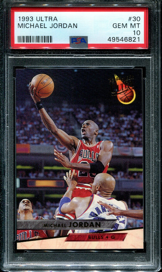 その他 jordan psa10 PSA 10 GEM MINT 1993 ULTRA MICHAEL JORDAN #30 BULLS 46821