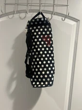 🍷 Initials Inc “G” Insulated Wine Booze Bottle Drink Holder Bag w/Cork Screw 🆕