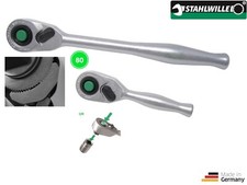 Stahlwille 1/2" - 3/8" - 1/4" QR-Umschaltknarren Feinverzahnt