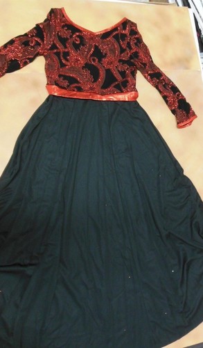Nuevo con etiquetas Vestido Litúrgico Brillante Showchoir Alabanza Danza 3/4 Mangas Damas Smll - Imagen 4 de 6