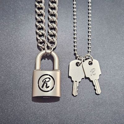 Cosplay Nana Necklace Oosaki Nana Honjo Ren Key R Lock Punk