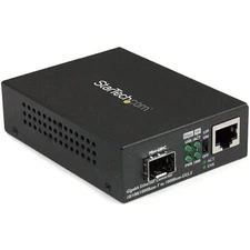 StarTech MCM1110SFP Gigabit Ethernet Fiber Media Converter w/ Open SFP Slot