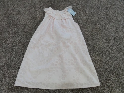 NEW GIRLS EPK PINK FLORAL COTTON BLEND LINED EASTER SPRING DRESS SIZE 8