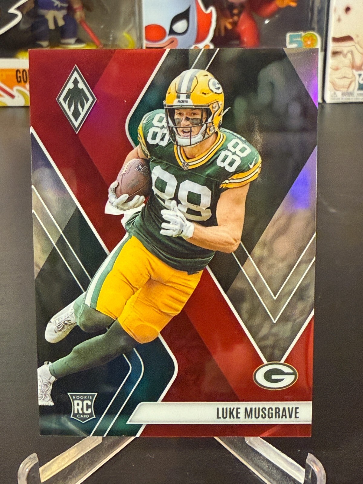 2023 Panini Phoenix Luke Musgrave Rookie Red Prizm /250 Packers #160