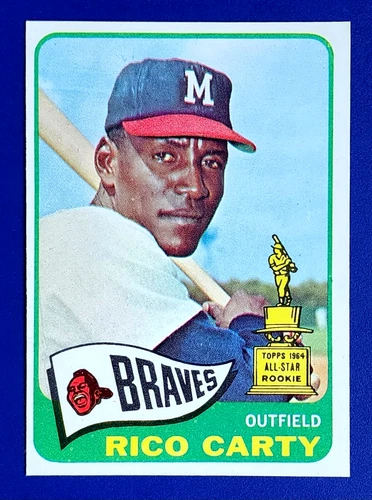 Rico Carty Rookie Card 1965 Topps #305 Batting Champ RC NM NR MINT *GWCARDS*