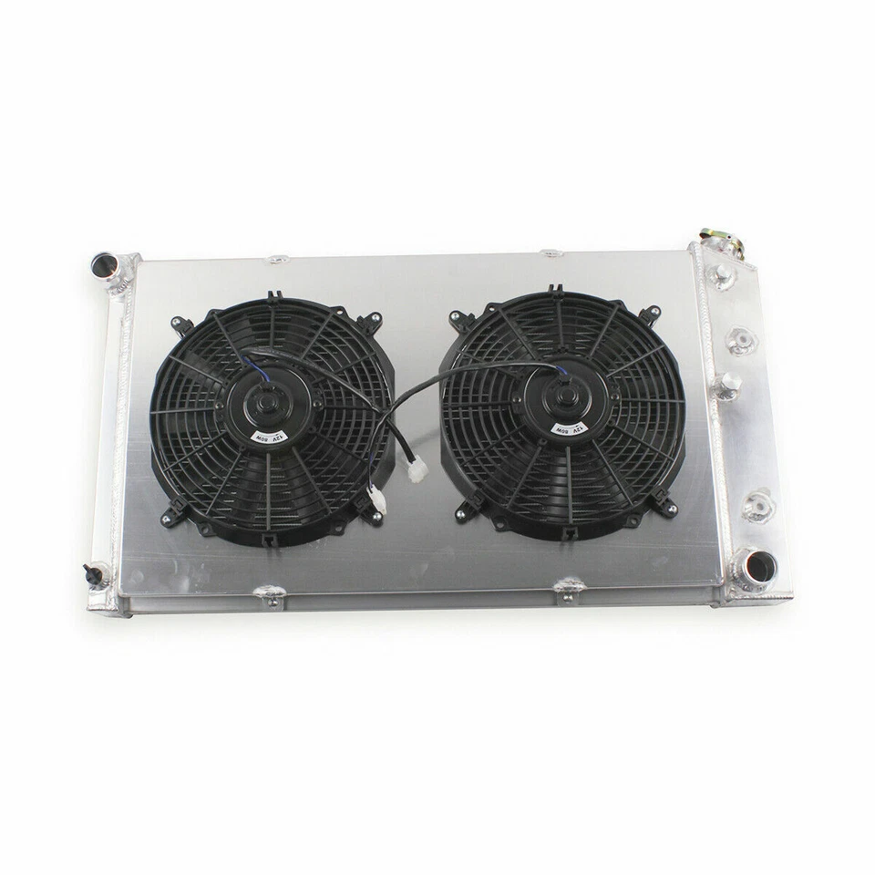 3Row+2xFans fit Oldsmobile Cutlass /Pontiac LeMans Grand Prix 1967-1977 Radiator - Изображение 3 из 4