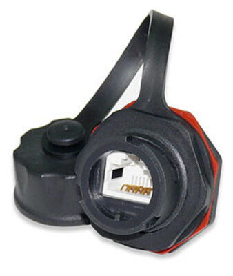 Signamax KJS458IG-C6C Cat 6 FTP Industrial IP67 Jack Protective Cap T568A/B