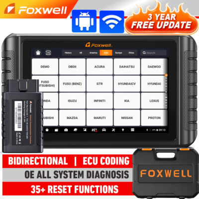 FOXWELL NT1009 Car Scanner with ECU Coding & BiDirectional Control Diagnostics