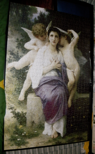 The Heart's Awakening 1000 Piece Jigsaw Puzzle near NEW mum angels 50 x 75cm - Picture 3 of 4