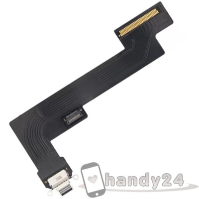 Ladebuchse Für Apple iPad Air 5th Gen. Wi-Fi 10.9 2022 Flex Kabel Schwarz