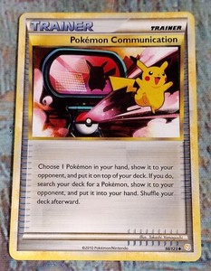 Pokémon Communication 98/123 UNCOMMON HeartGold & SoulSilver 2010