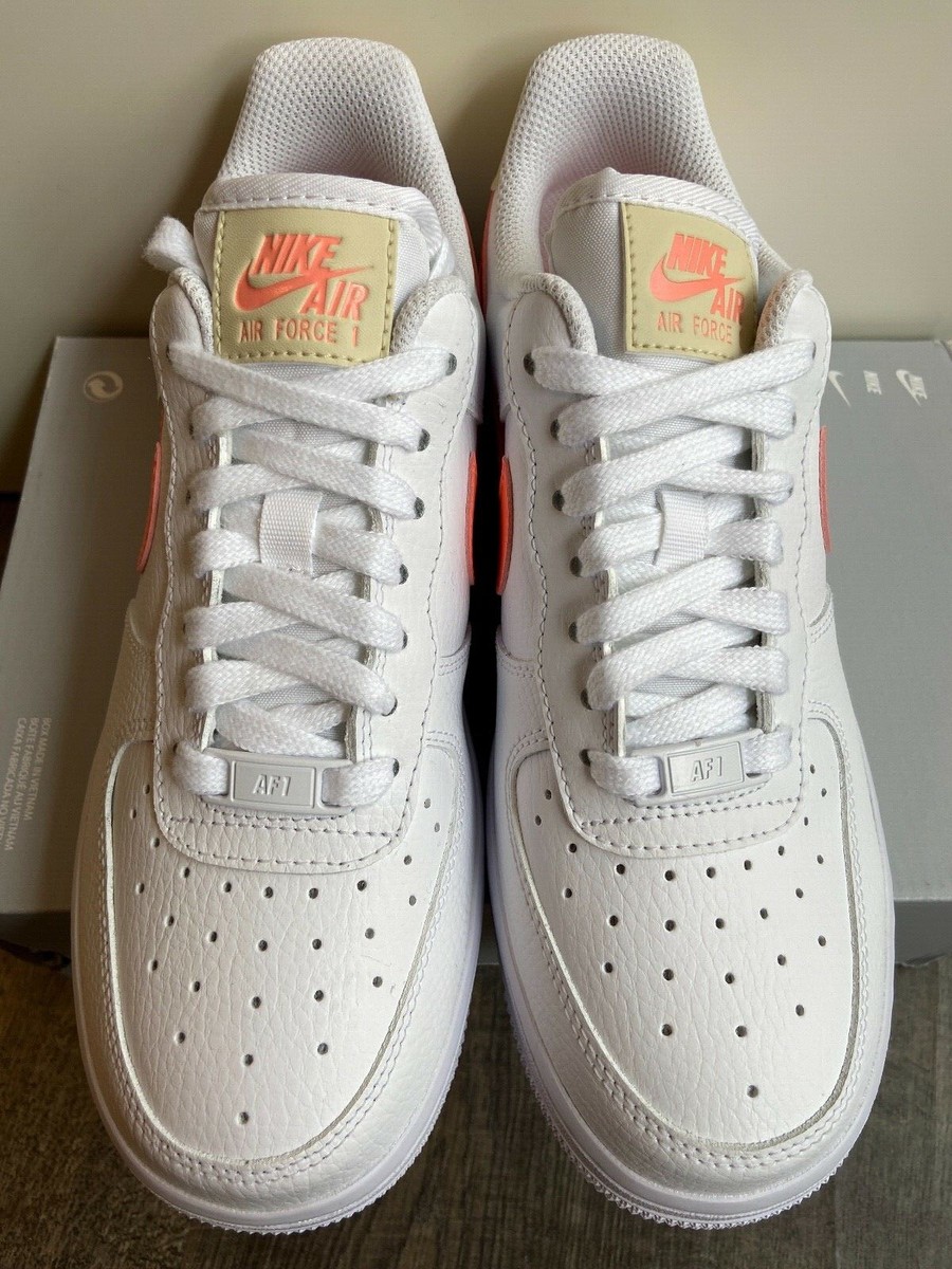 Nike Air Force '07 White Atomic Pink Fossil 315115-157 Women's