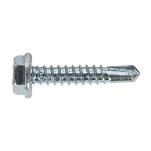 Sealey Self Drilling Screw Assortment 410pc Hex Head Zinc AB061SDH