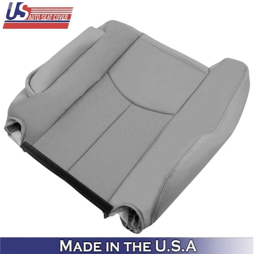 2003-2006 Fits Cadillac Escalade Genuine Leather Front Seat Covers Pewter Gray - Picture 74 of 98