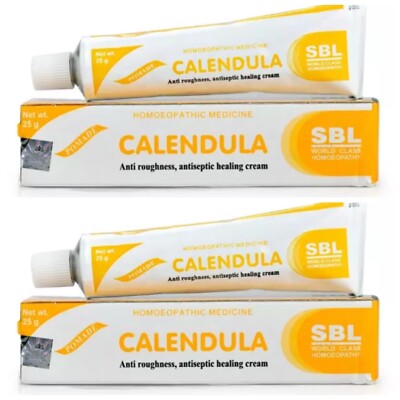 2 x SBL Homeopathic Calendula Ointment 25gm Cream | Skin Wellness