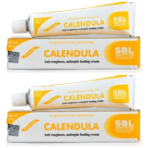 2 x SBL Homeopathic Calendula Ointment 25gm Cream | Skin Wellness