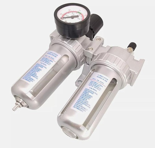 1Set SFC-200 For Pneumatic Air Filter Pressure Regulator lubricator Parts 1/4" - Picture 3 of 5