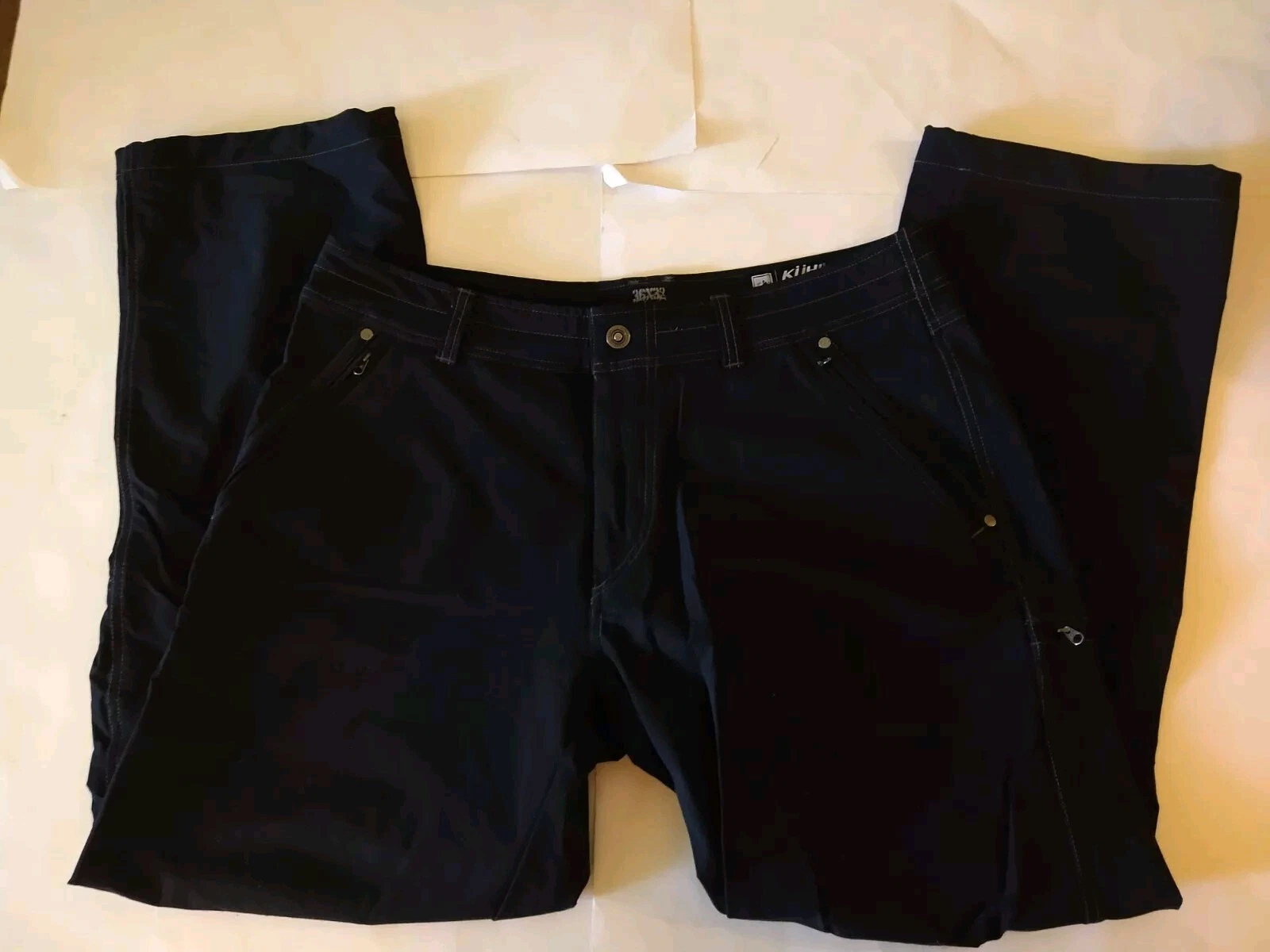 Kuhl Pants Men's 36x31 Black Destroyr Soft Shell Outdoors Winter Hiking Skiing