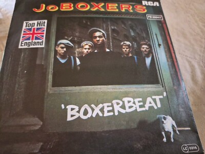 Jo Boxers :  Boxerbeat  +  Let's Talk About Love - Vinyl single 1983