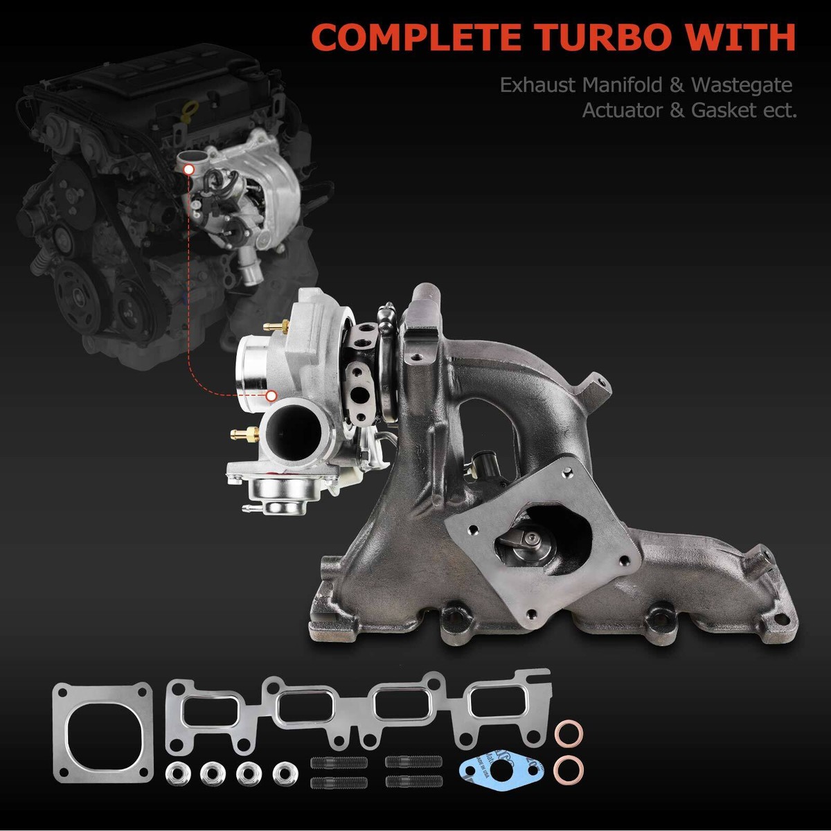Turbo Turbocharger for Chrysler PT Cruiser 03-09 Dodge Neon 03-05