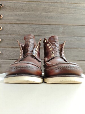 Russell Moccasin Short PH Safari Boots 8 E Brown Chromexcel Munson