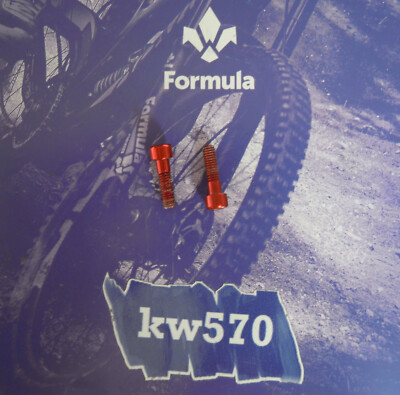 Formula - 2 Original Ergal Rote Schrauben Collarino/Clamp TheOne/R1/T1 Gebraucht