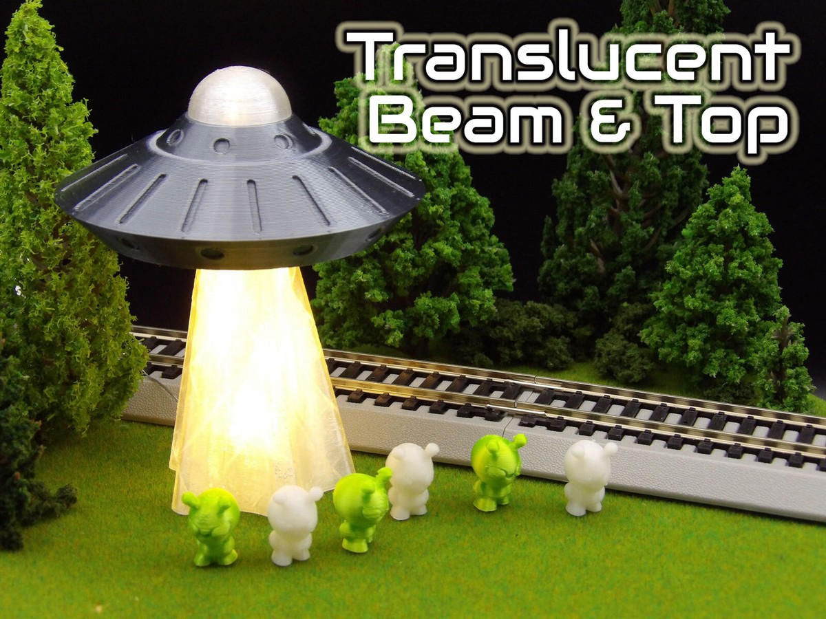 UFO KIT - Area 51 Rocket Flying Saucer Space Alien Spaceship - HO