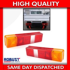 FOR FORD TRANSIT TIPPER PICKUP TRUCK REAR LIGHT LAMP LENS RIGHT & LEFT 6696033