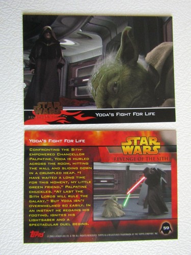 Topps 2005 Star Wars Revenge of the Sith Set Cards 1-90 Card Promo Choice - Picture 63 of 95