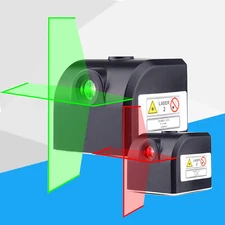 Mini Cross Red / Green Laser Level 2 Lines Horizontal and Vertical Cross Line vP