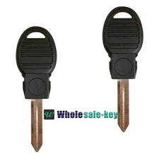 2XNew Uncut Fobik Remote Transponder Ignition Chip Key Blank Valet Emergency Mk