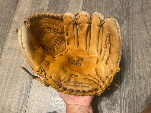 VTG Sears Roebuck & Co. Ted Williams Pro Style Baseball Glove Right 16182 - Picture 8 of 11
