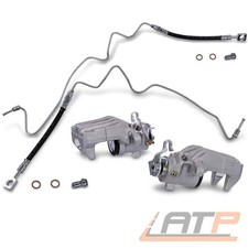 2x BREMSSATTEL + BREMSSCHLÄUCHE HINTEN FÜR SKODA ROOMSTER SEAT LEON TOLEDO 2
