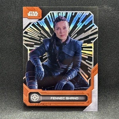 Fennec Shand HYPERSPACE PATTERN 2024 Topps High Tek Star Wars #35