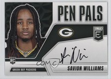2025 Panini Donruss Elite Pen Pals Savion Williams #PP-SWI Auto 8mm