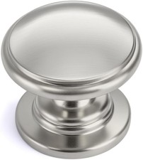 10 PCS Brushed Nickel Cabinet Knobs Silver Drawer Pulls Hardware Cupboard